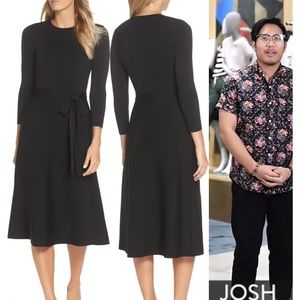 Eliza J. 3/4 sleeve sweater dress